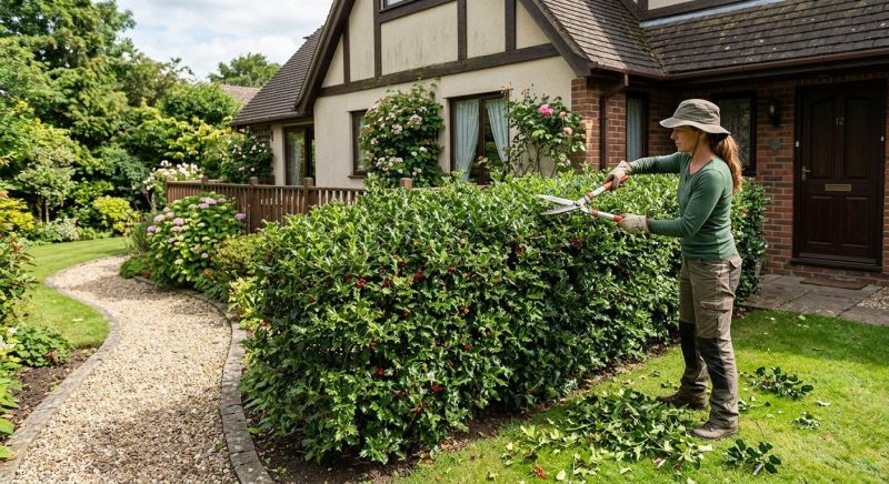 Holly Bushes Trimming in Honolulu, HI